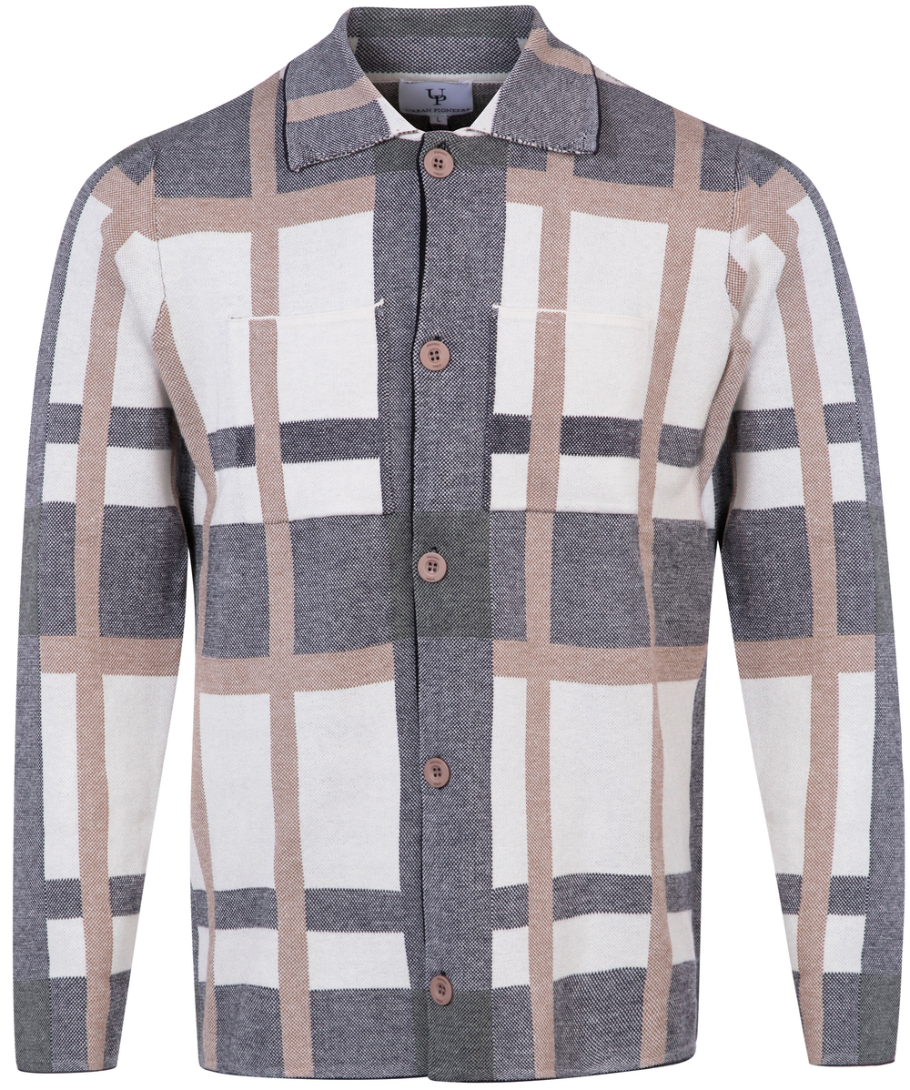 Urban Pioneers Male Voss Shirt SHIRT CREAM CHECK