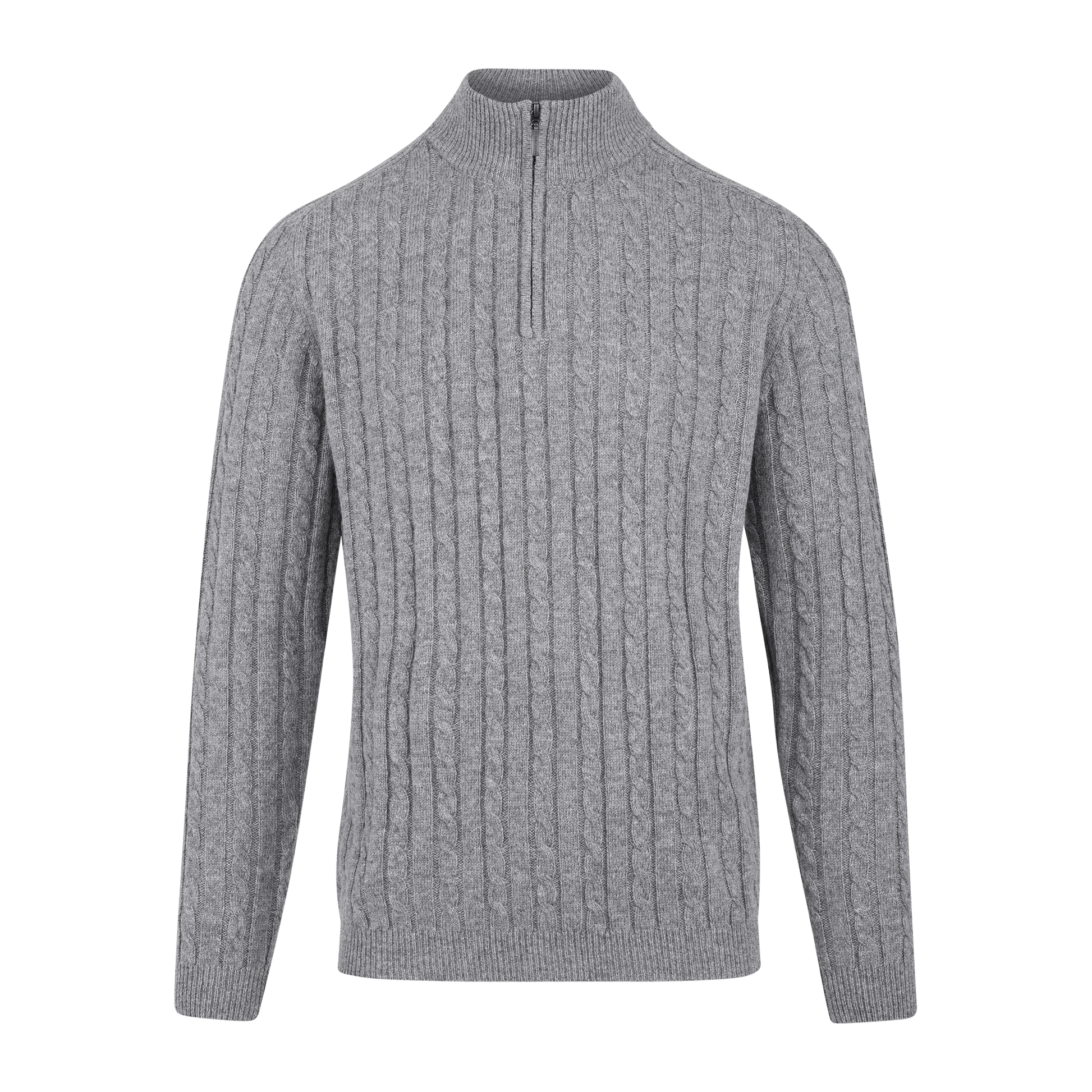 Urban Pioneers Male Walt Half-zip SWEATER GREY MELANGE