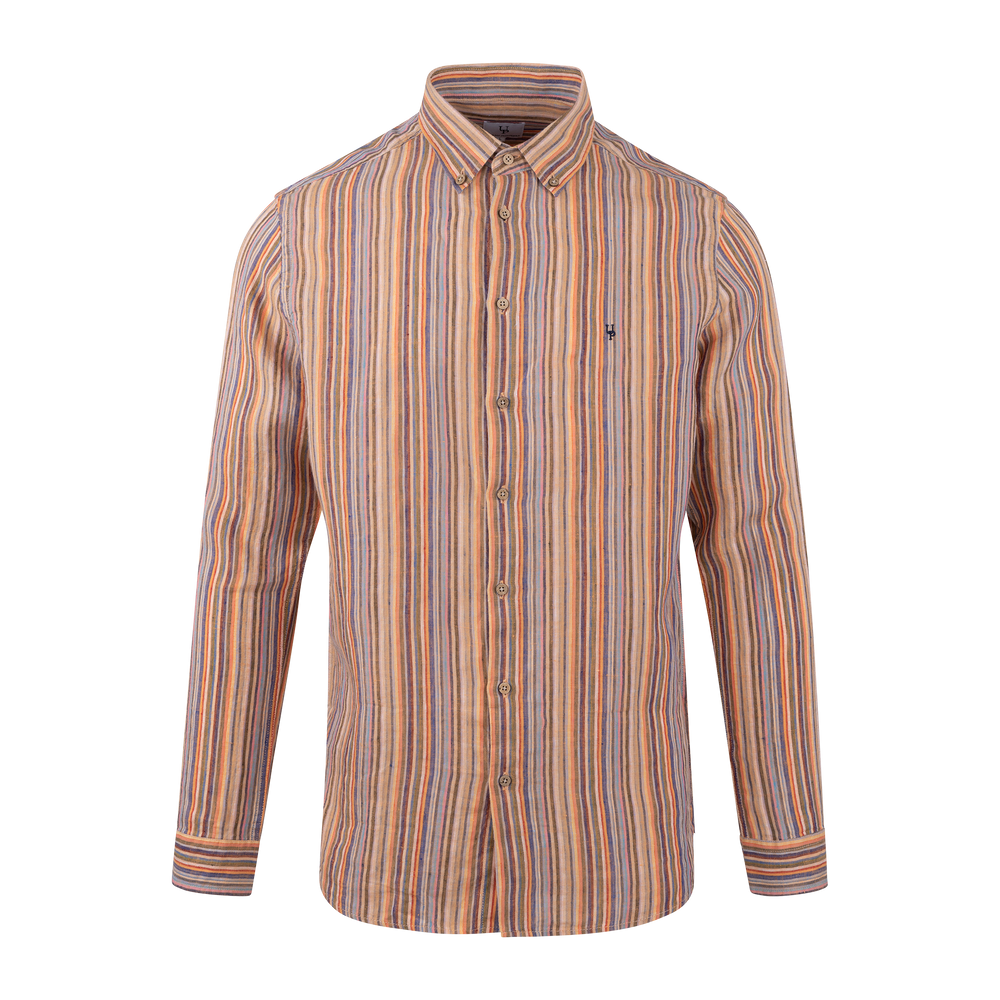 Urban Pioneers Male Wilbert Shirt SHIRT MULTI ORANGE