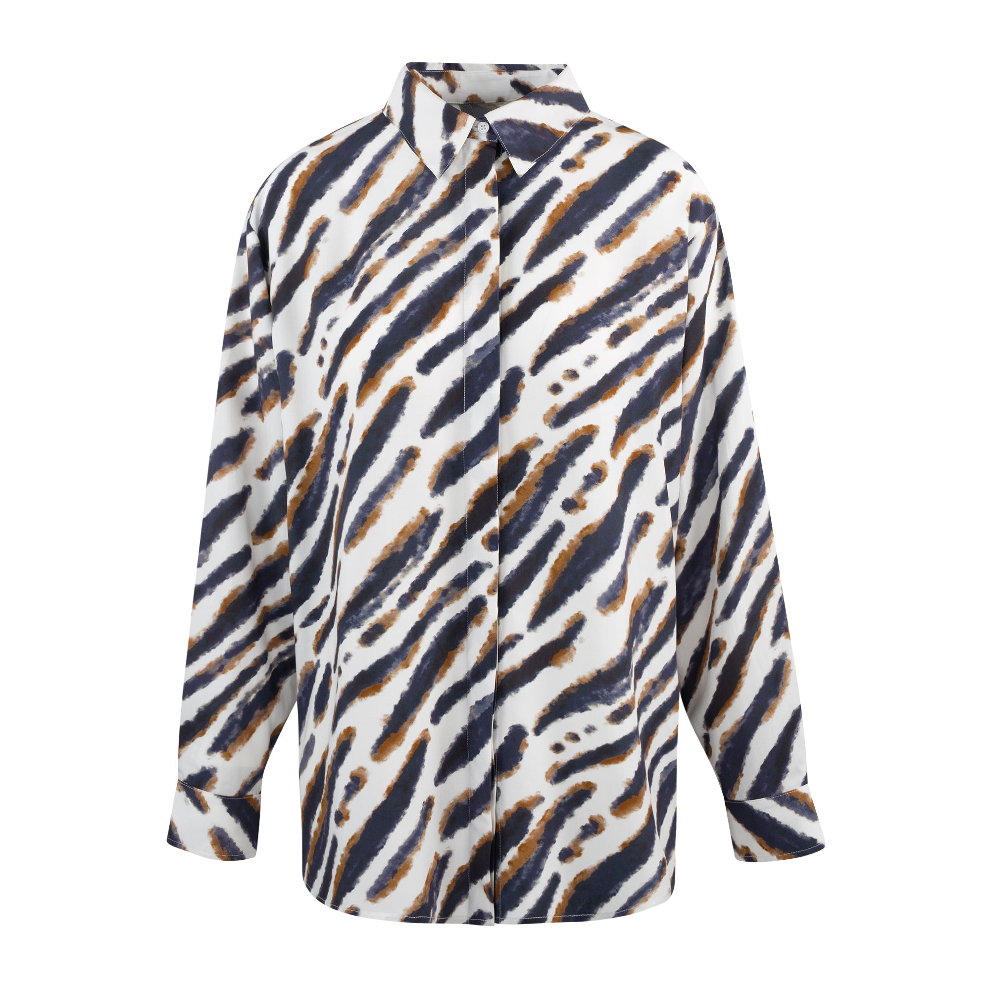 Urban Pioneers Female Wilma Shirt SHIRT AOP INK BLEED